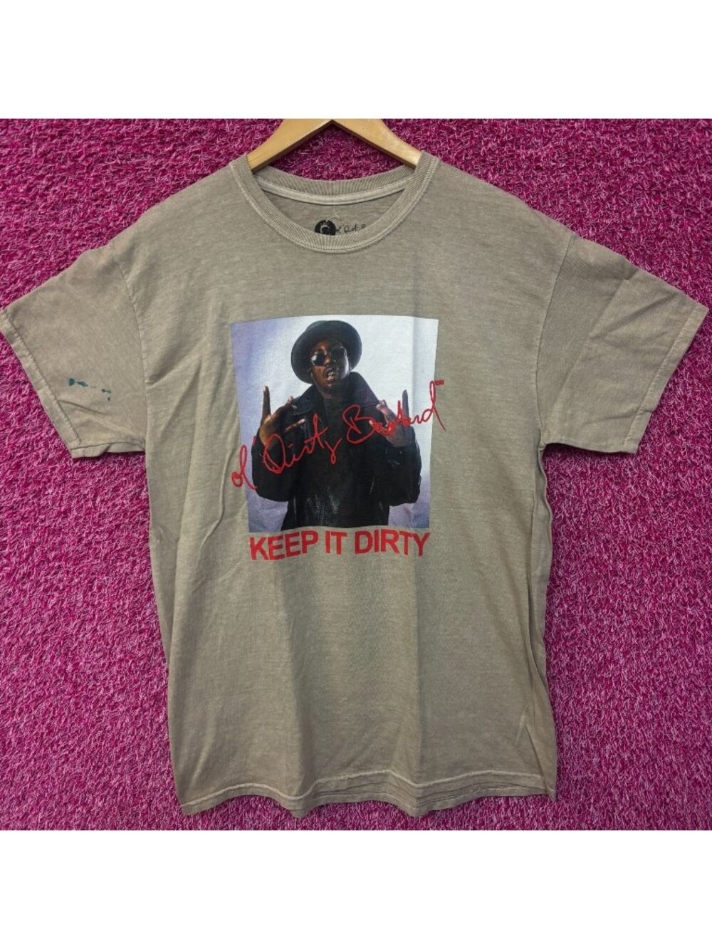 Ol Dirty Bastard Keep It Dirty Brooklyn Zoo Rap Tee S/M
